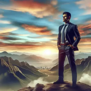If a man wants to achieve something great, he must think of himself as greater than he actually is.