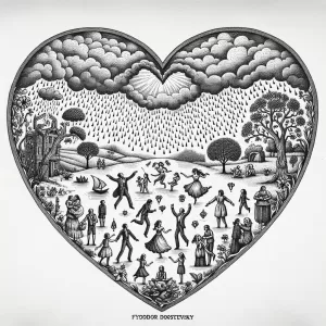 Good times don’t fall from the sky   we create them; they are trapped inside our hearts. - Fyodor Dostoevsky