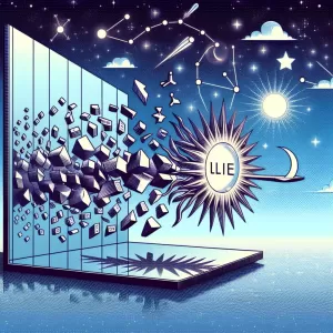 A lie left unanswered becomes the truth in time.