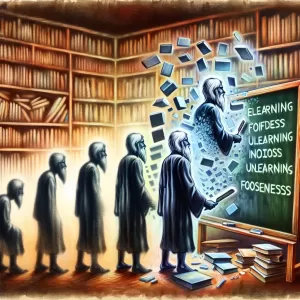 The most necessary learning is to unlearn our own foolishness.