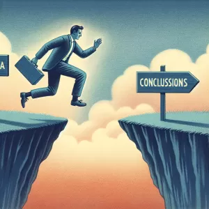 It's stupid when a person rushes to conclusions.