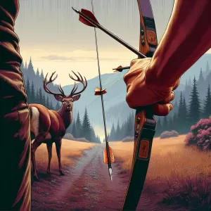 When the deer stops running, the arrow is already gone.