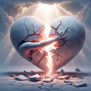 The heart breaks to find the crack where God enters. - Sufi