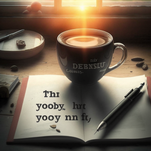 Good morning! It's a new day to write your own story, make it a good one.