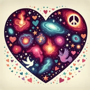 Your heart is a cosmos, filled with galaxies of compassion and love.