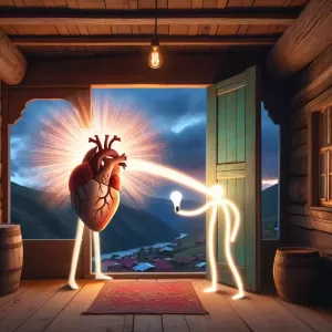 Georgian Proverb: When the heart speaks, reason leaves the room.