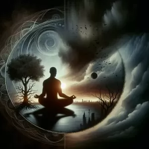 Gnostic Paradox: The soul awakens when the world becomes unbearable.
