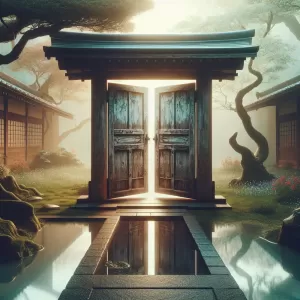 Zen Closure: The beginning and the end are the same door only entered from different sides.