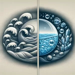 Zen Koan: The mind is like water: when it’s turbulent, it’s hard to see. When it’s calm, everything becomes clear.