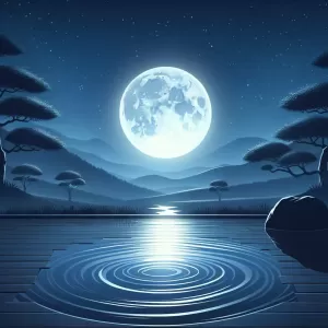 Zen Koan: The moon is reflected in a puddle   don’t confuse it with the sky.