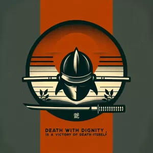 Bushido Code (Hagakure):  Death with dignity is a victory over death itself.