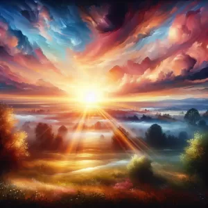 Awake with a heart full of dreams, for each dawn brings a canvas anew.