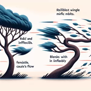 Taoist Insight: The branch that resists the wind breaks; the one that bends survives.