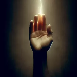 The hand that blesses once cursed in silence.