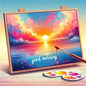 Each morning brings a new canvas; paint it with the colors of hope, joy, and gratitude. Good morning!