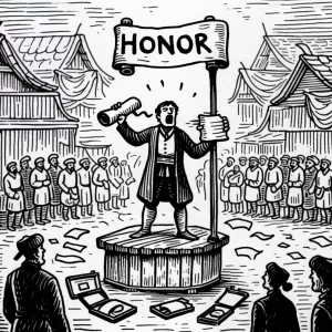 Georgian Proverb: The one who speaks of honor often has none.