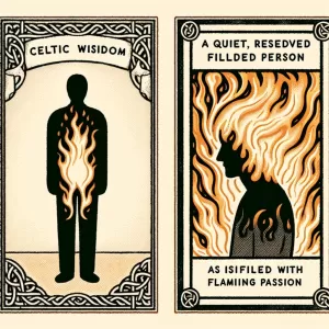 Celtic Wisdom: Those who speak least carry the most fire.