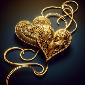 Love is the golden thread that ties our hearts and souls together.