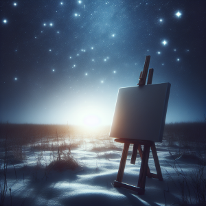 Every night is a canvas for tomorrow's possibilities.