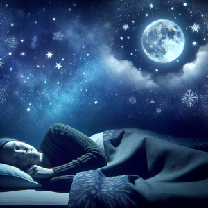 As the night sky blankets the world, may your dreams be warm and comforting.