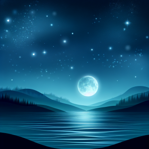 Close your eyes, breathe deeply, and let the tranquility of the night lead you to a restful sleep.