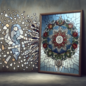 Remember, mosaics are made from broken pieces, yet they stand as masterpieces. So are you.