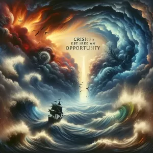 Every crisis is an opportunity.