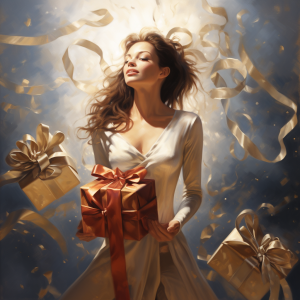 Life is a gift; each day is a chance to unwrap a new possibility
