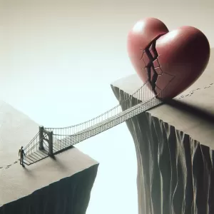 Trust is a fragile bridge; once it cracks, even the strongest hearts hesitate to cross again.