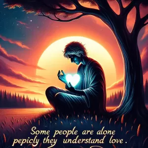 Rumi: Some people are alone precisely because they understand love.