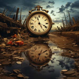 Time is both a river and a mirror; it carries us forward while reflecting our history