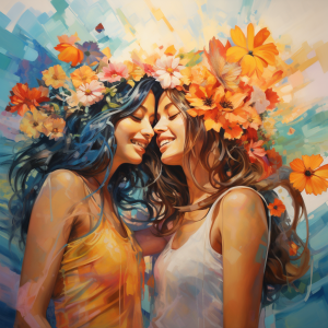 In the garden of connections, friendships bloom as vibrant flowers of the soul.
