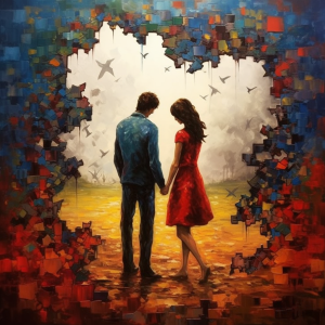 Love is like a puzzle; sometimes all the pieces fit but at other times, they're missing.