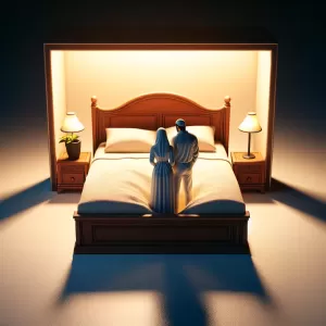 The matters of a husband and wife should only be known by their bed.