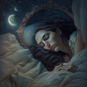 Close your eyes, clear your mind, and let the gentle whispers of the night lull you into a peaceful sleep. — Unknown