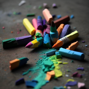 Broken crayons still color. — Unknown
