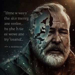 The world breaks everyone, and afterward, some are strong at the broken places. — Ernest Hemingway