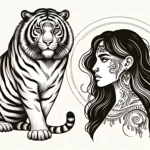 She is a queen of her jungle, with the heart of a lioness and the stripes of a tiger – a testament to her battles and victories.