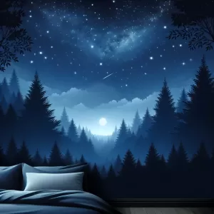 Embrace the tranquility of the night and let the stars guide you to dreams. Goodnight and sweet dreams.