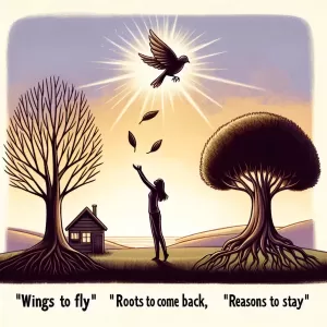 Give the ones you love wings to fly, roots to come back, and reasons to stay. – Dalai Lama