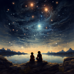 The constellation of friendships lights up the night sky of our existence