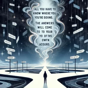 All you have to do is know where you’re going. The answers will come to you of their own accord. – Earl Nightingale